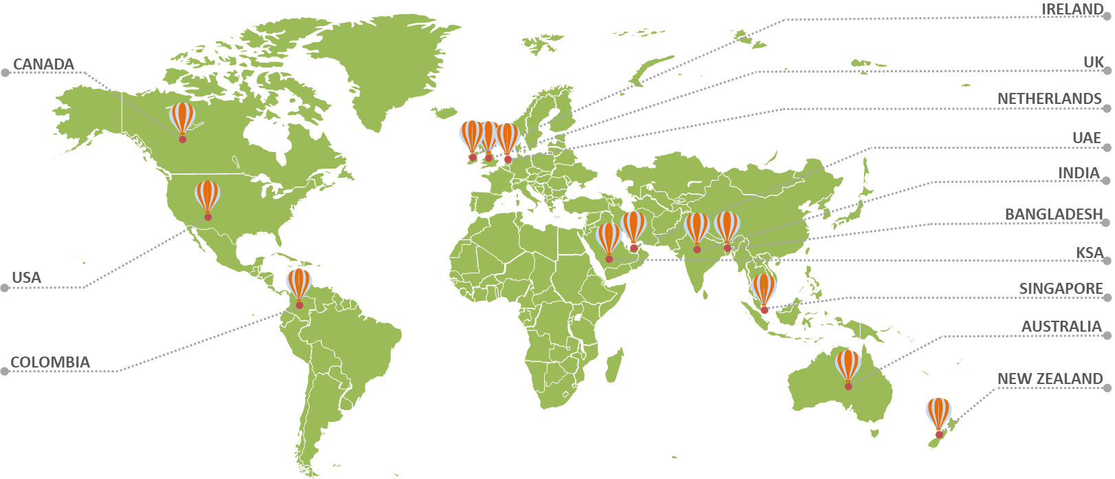 Global Footprint Map